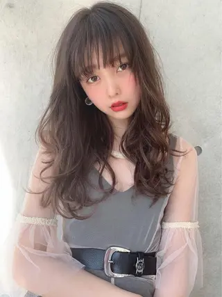 ミディアム カラー パーマ ヘアアレンジ メンズ キッズ ネイル マツエク・マツパ 🎀愛されモテヘア♡ 梅澤夏基🎀のヘアスタイル