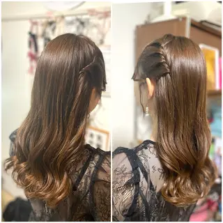 ヘアアレンジ イーチブライト EachBrightのヘアスタイル