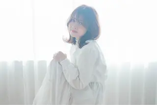 セミロング カラー 小野 和摩のヘアスタイル