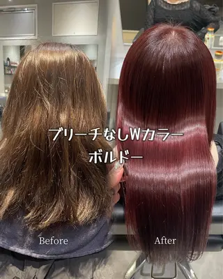 セミロング 髪質改善×透明感× 艶髪🥀HIYORIのヘアスタイル