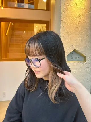 ミディアム newi京橋 【noa】のヘアスタイル