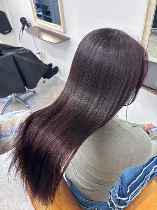 ロング 楢本 莉子のヘアスタイル