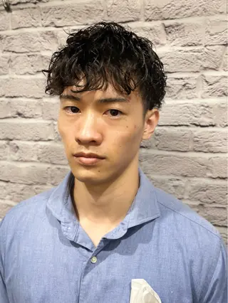 パーマ メンズ メンズカット特化💈 遠山泰輝のヘアスタイル