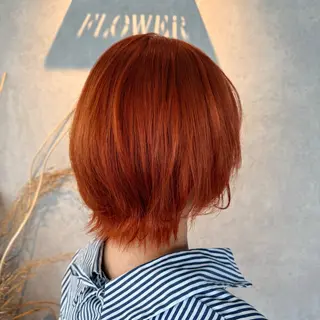ショート カラー ヘアアレンジ ’Flower’ AYAKAのヘアスタイル