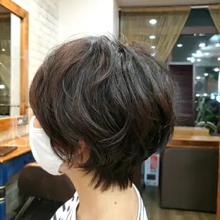 ショート パーマ まとまり💯悩み改善 ★松本尚弥★店長のヘアスタイル