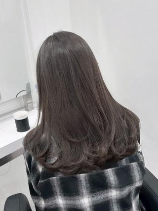 セミロング レイヤーカット 🇰🇷🩶福岡天神のヘアスタイル