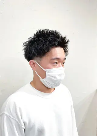 ショート メンズ かんばら りょーいのヘアスタイル