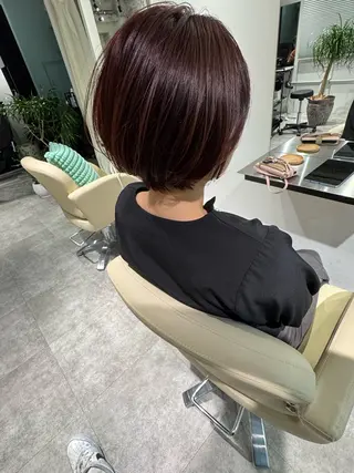 ショート カラー 夜23時まで予約🉑 reverieあきらのヘアスタイル