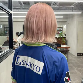 ショート カラー 🤍ブリーチなしカラ ー/渋谷/YUU🤍のヘアスタイル