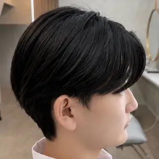 メンズ ニュアンスパーマ🌀 毛流れ🩶イザベラのヘアスタイル