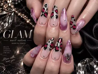 ネイル エツメ💅 長さ出し🎀デザインのネイルデザイン