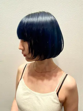 ショート 銀座ボブカラーパーマ ボブパーマみさきのヘアスタイル