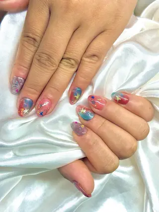 ネイル Rina 東口ネイルサロンもちのネイルデザイン