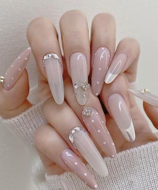 ネイル By moonネイル 🌷ワンホン/韓国風のネイルデザイン