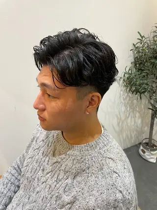 ショート パーマ ヘアアレンジ メンズ 🔥メンズ特化🔥 木村 祐太のヘアスタイル