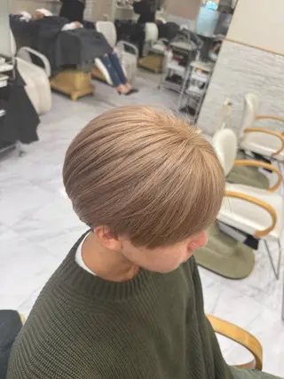 ショート カラー ヘアアレンジ メンズ 目黒 碧人のヘアスタイル