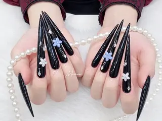 ネイル MoMoA Nail ネイル長さ出し専門店のネイルデザイン