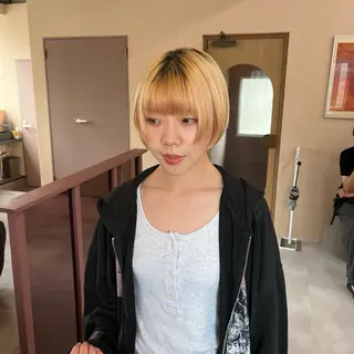 ショート カラー 髪質改善カラー/ボブ 🌻Mutsumiのヘアスタイル