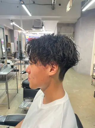 ミディアム メンズ特化/パーマ /swag/ルーカスのヘアスタイル