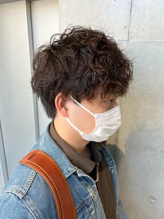 ショート パーマ メンズ 丁寧なカウンセリング 🌿Chiemi🌿のヘアスタイル