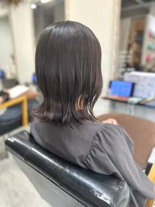 ミディアム カラー 福西晃希 【艶髪・髪質改善】のヘアスタイル
