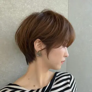 ショート 縮毛矯正/レイヤー taiga🧡のヘアスタイル