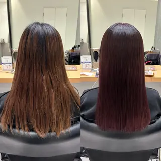 ミディアム カラー 髪質改善ヘアケア 艶髪特化/上田のヘアスタイル