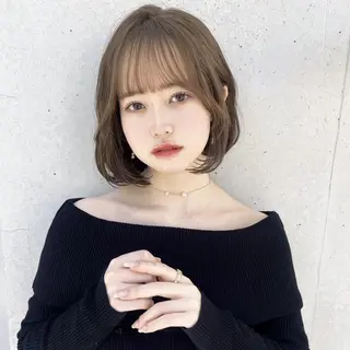 カラー 透明感赤み消し🌿 垢抜けカラー/横浜のヘアスタイル