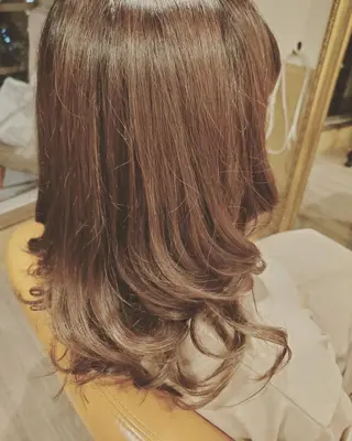 ロング カラー spa hair ark 富井直美のヘアスタイル