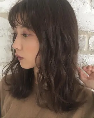 ミディアム みつはし さおりのヘアスタイル