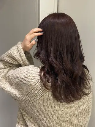 ロング パーマ ヘアアレンジ 韓国好き🇰🇷 美容師MIKUのヘアスタイル