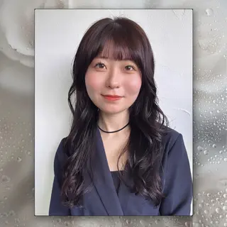ロング カラー ルプラボウ/豊川/ 美髪カラー/アヤカのヘアスタイル