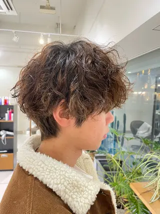 メンズ Kaho🌼/メンズ ニュアンスパーマのヘアスタイル
