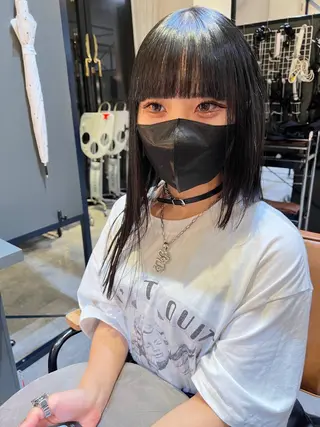ロング カラー 髪質改善ストレート Kantaのヘアスタイル