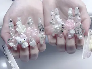 ネイル りん/韓国ネイル/ 長さ出し専門店のネイルデザイン