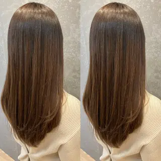 ロング カラー み うのヘアスタイル