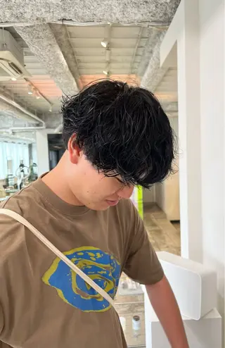 パーマ メンズ ANY/メンズ特化/ シバヤ　ユウキのヘアスタイル