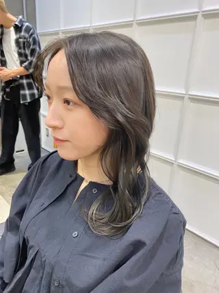 カラー 透明感カラー🌿 グレージュ🐺陽介のヘアスタイル