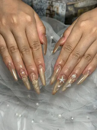 ネイル PEEKABOO NAIL 梅田のネイルデザイン