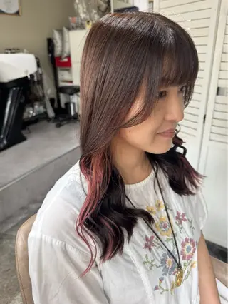 セミロング カラー 19日空き◎髪質改善 misatoのヘアスタイル
