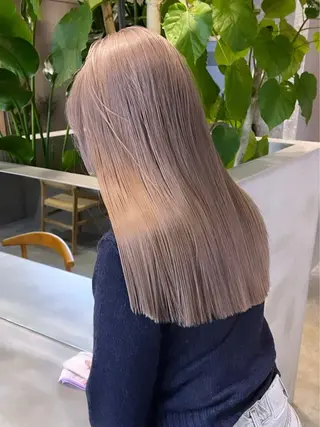 ロング カラー 似合わせ×ハイトーン ブリーチカラー/大雅のヘアスタイル