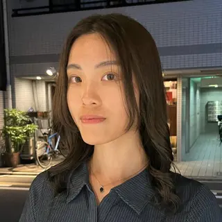 ミディアム カラー Kiwa 江坂/Hareruのヘアスタイル