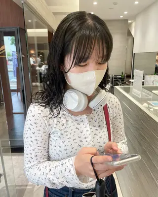 ミディアム 🤍tomoka 🤍のヘアスタイル
