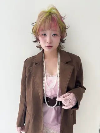 ショート カラー デザインカラー /rioのヘアスタイル