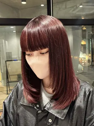 セミロング カラー ✨白髪ぼかし/ ショート✨吉岡　弘のヘアスタイル