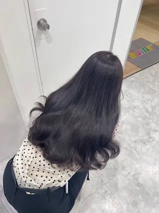 ロング カラー ヘアアレンジ ブリーチなし透明感 カラー/MISANOのヘアスタイル