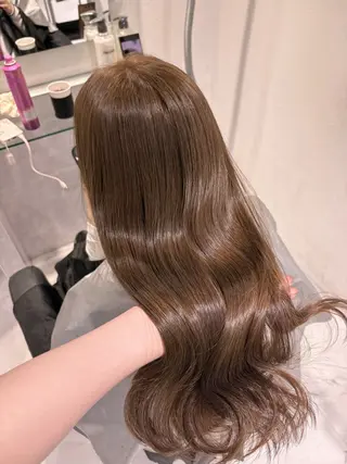 ロング カラー うる艶透明感カラー HINANO🩶のヘアスタイル
