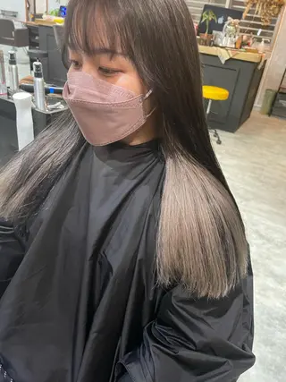 ロング andKおもろまち店 艶ダブルカラー✨のヘアスタイル