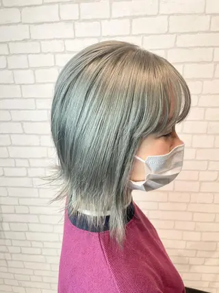 セミロング カラー AMITYメンズ特化 ASUMIのヘアスタイル