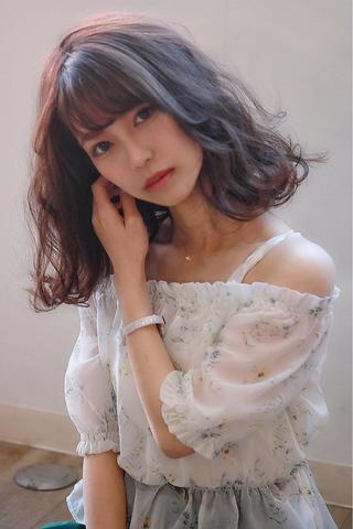 セミロング 植田 敬太のヘアスタイル